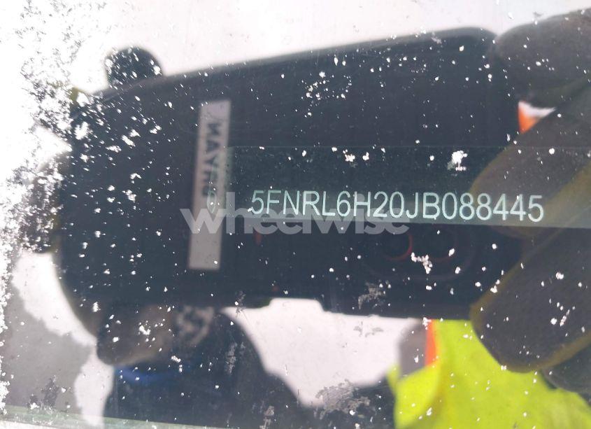 Photo 9 of 2018 Honda Odyssey LX (VIN 5FNRL6H20JB088445)