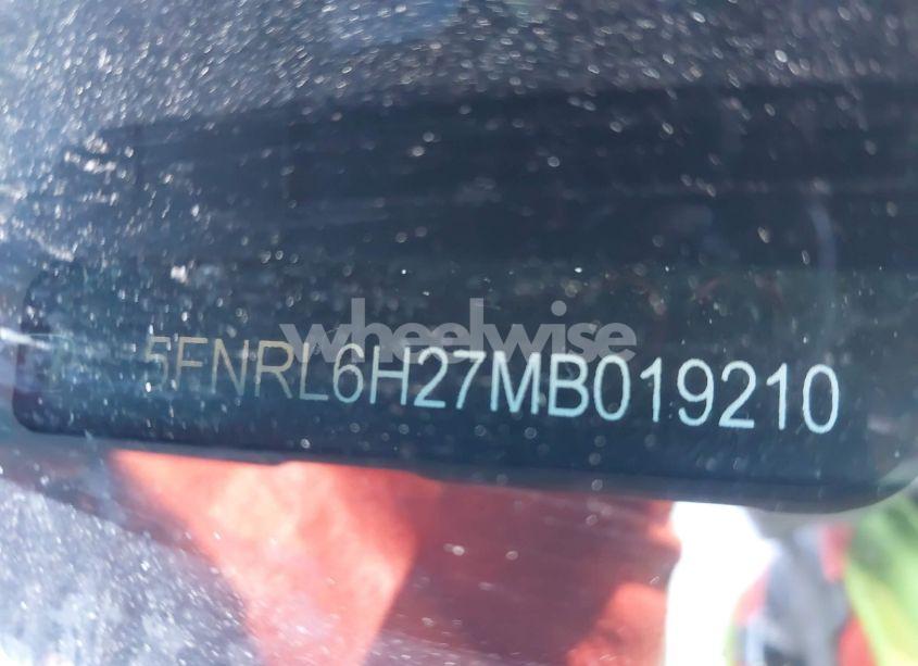 Photo 17 of 2021 Honda Odyssey LX (VIN 5FNRL6H27MB019210)