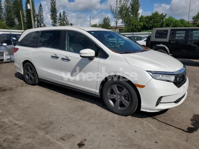 Photo 3 of 2021 HONDA ODYSSEY EX (VIN 5FNRL6H59MB044202)