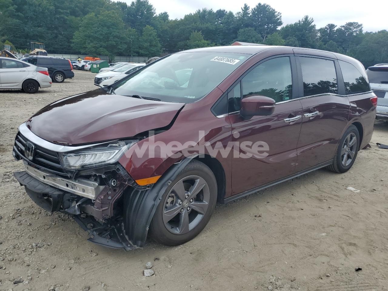 2021 HONDA ODYSSEY EX (VIN 5FNRL6H5XMB019499) main photo