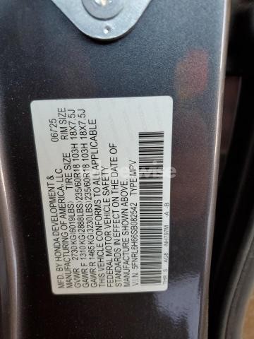 Photo 3 of 2025 HONDA ODYSSEY EXL (VIN 5FNRL6H66SB082542)