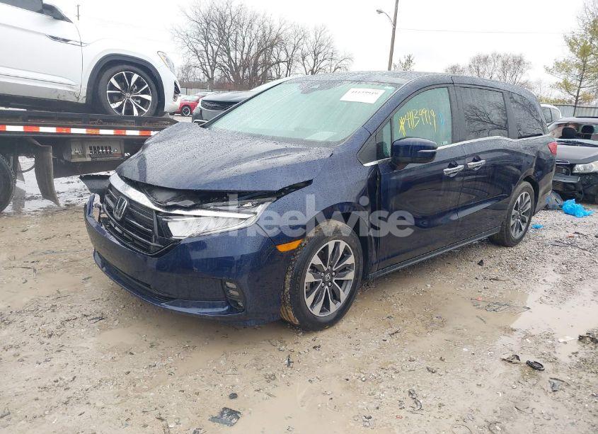 Photo 2 of 2021 Honda Odyssey EX-L (VIN 5FNRL6H70MB025037)