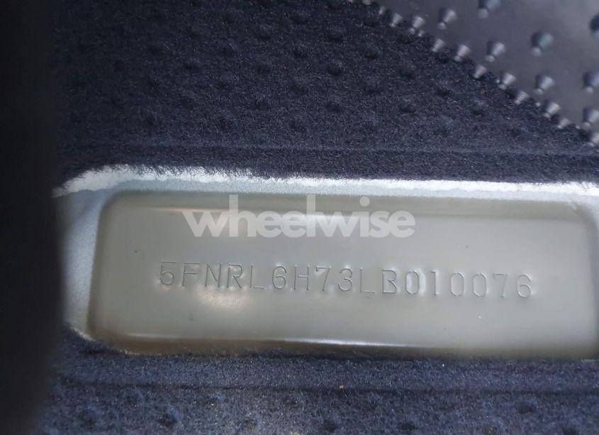 Photo 9 of 2020 Honda Odyssey (VIN 5FNRL6H73LB010076)