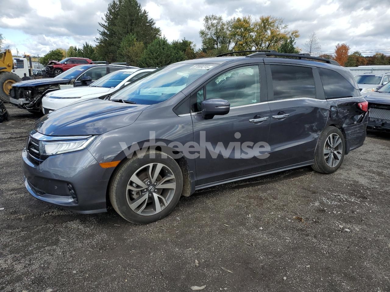 2022 HONDA ODYSSEY TOURING (VIN 5FNRL6H83NB027682) main photo