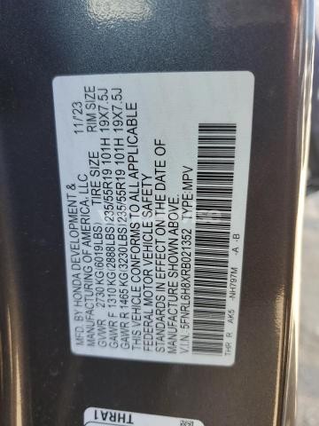 Photo 6 of 2024 HONDA ODYSSEY TOURING (VIN 5FNRL6H8XRB021352)