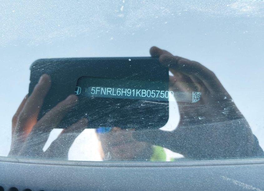 Photo 9 of 2019 Honda Odyssey ELITE (VIN 5FNRL6H91KB057509)