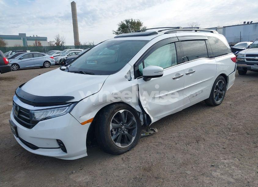 Photo 2 of 2024 Honda Odyssey ELITE (VIN 5FNRL6H93RB000285)