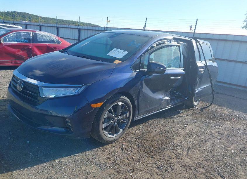 Photo 2 of 2022 Honda Odyssey ELITE (VIN 5FNRL6H95NB011881)