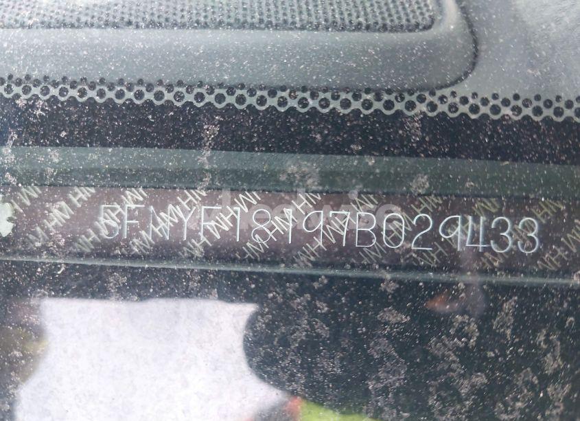 Photo 12 of 2007 Honda Pilot LX (VIN 5FNYF18197B029433)