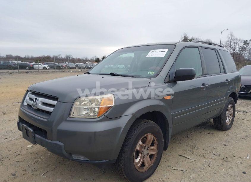 Photo 2 of 2008 Honda Pilot VP (VIN 5FNYF18218B002916)
