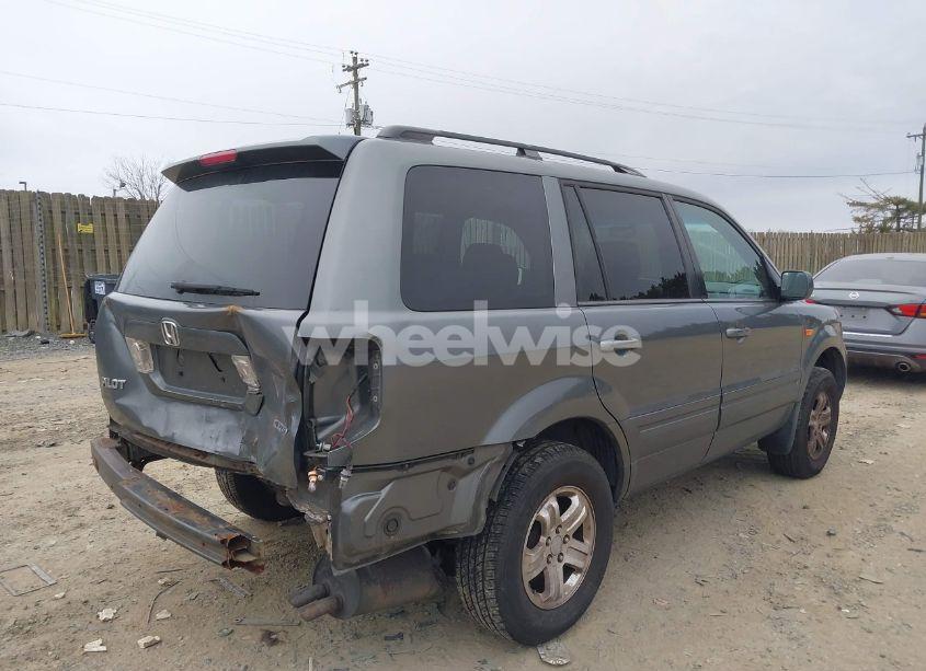 Photo 4 of 2008 Honda Pilot VP (VIN 5FNYF18218B002916)