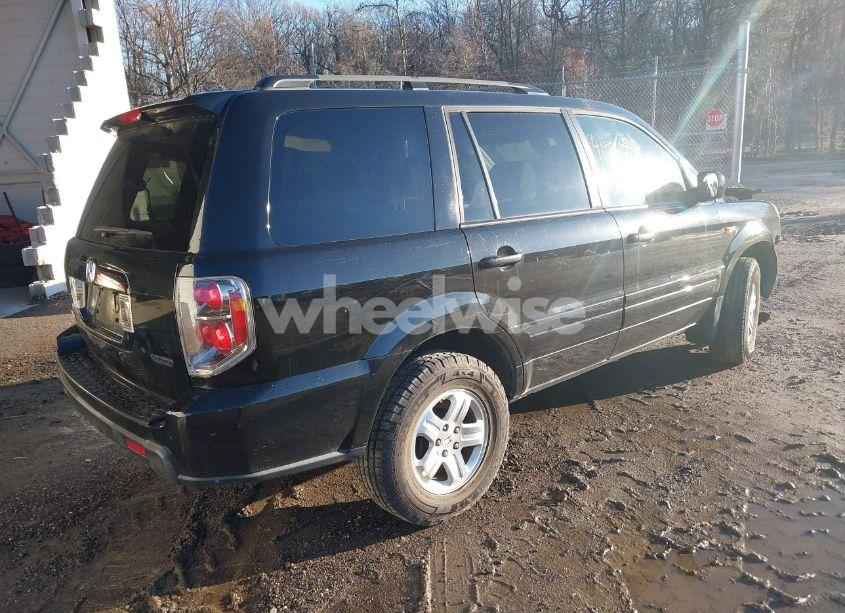Photo 4 of 2008 Honda Pilot VP (VIN 5FNYF18228B004660)
