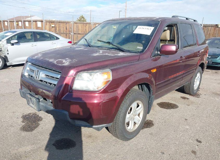 Photo 2 of 2008 Honda Pilot VP (VIN 5FNYF18238B000102)