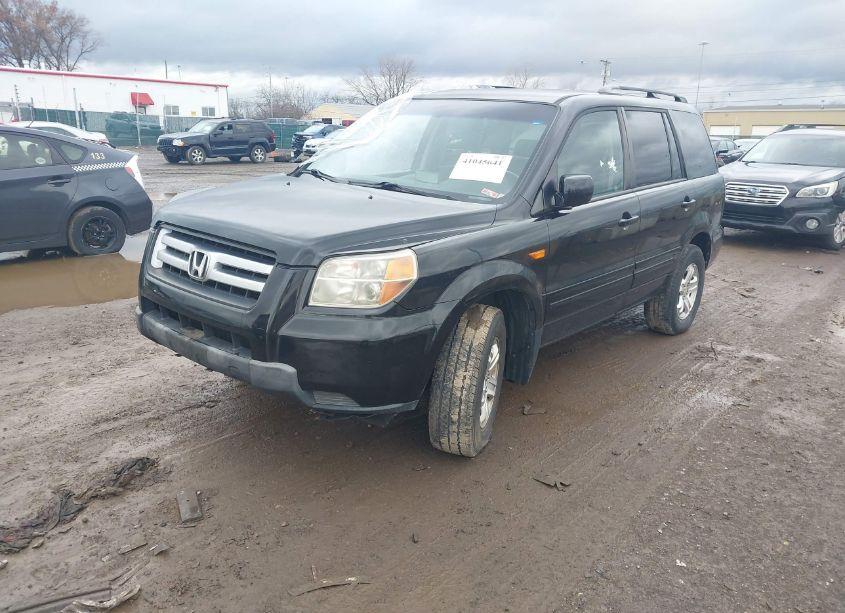 Photo 2 of 2008 Honda Pilot VP (VIN 5FNYF18238B050675)