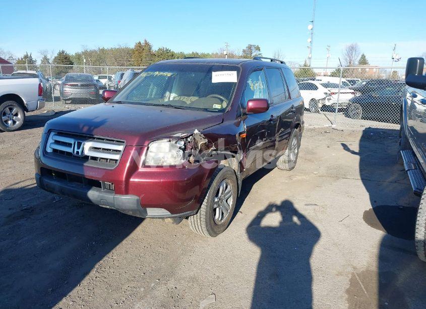 Photo 2 of 2008 Honda Pilot VP (VIN 5FNYF18278B033958)