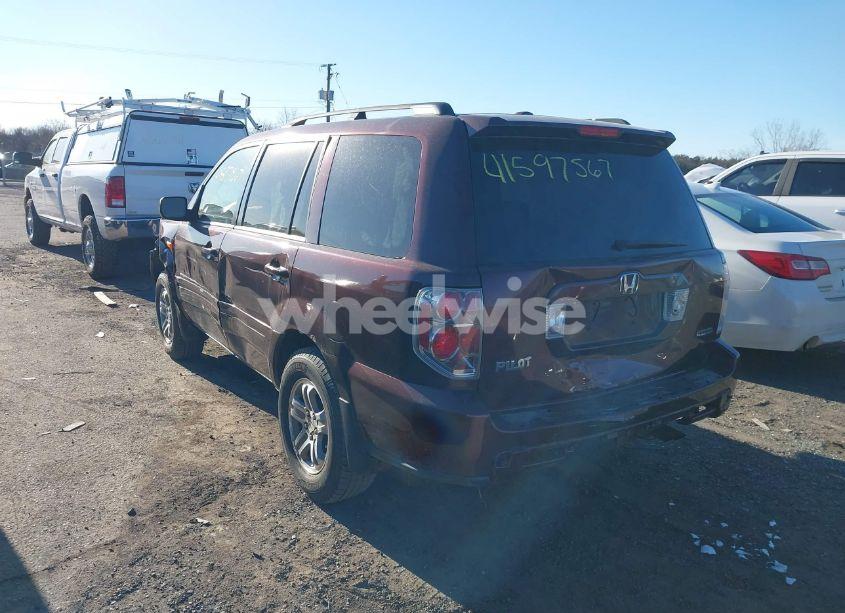 Photo 3 of 2008 Honda Pilot VP (VIN 5FNYF18278B033958)