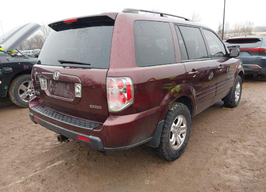 Photo 4 of 2008 Honda Pilot VP (VIN 5FNYF18288B019129)