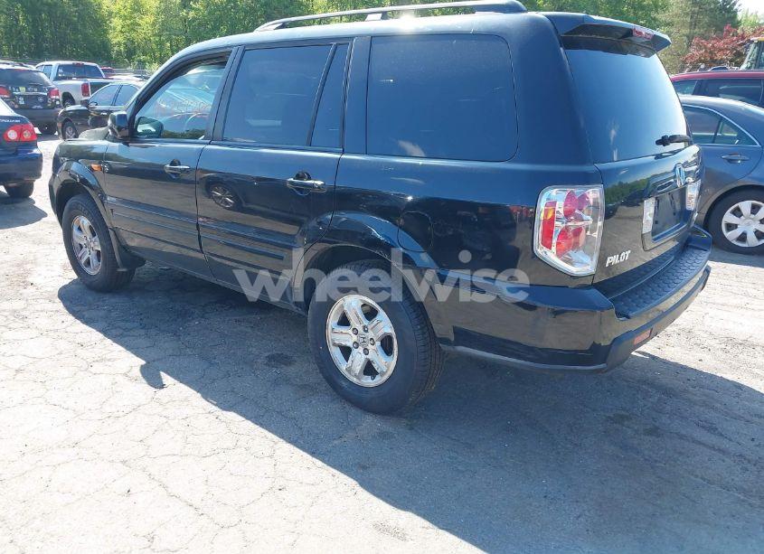 Photo 3 of 2008 Honda Pilot VP (VIN 5FNYF18298B047229)