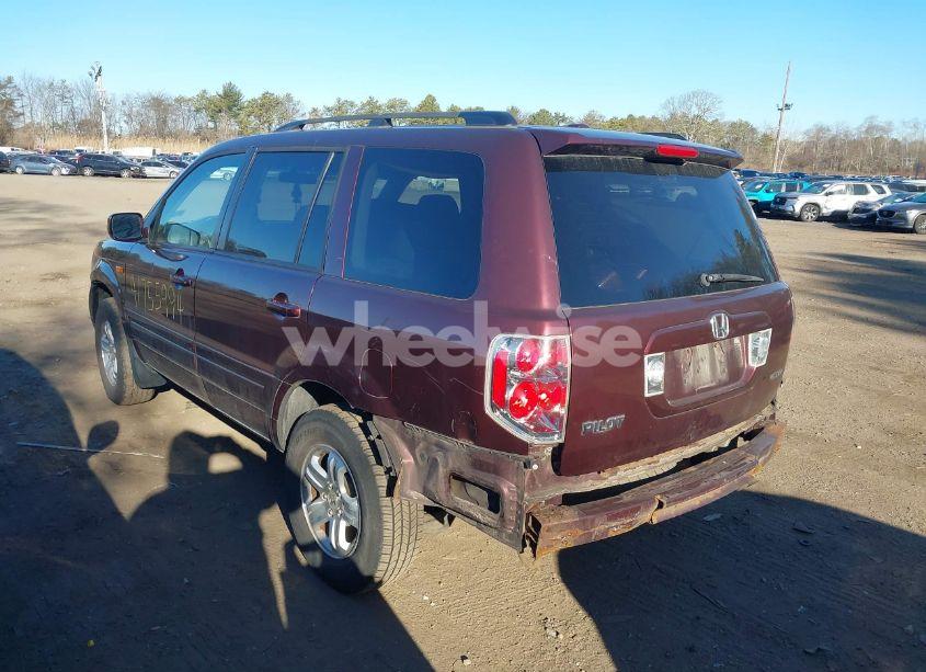 Photo 3 of 2008 Honda Pilot VP (VIN 5FNYF182X8B052651)