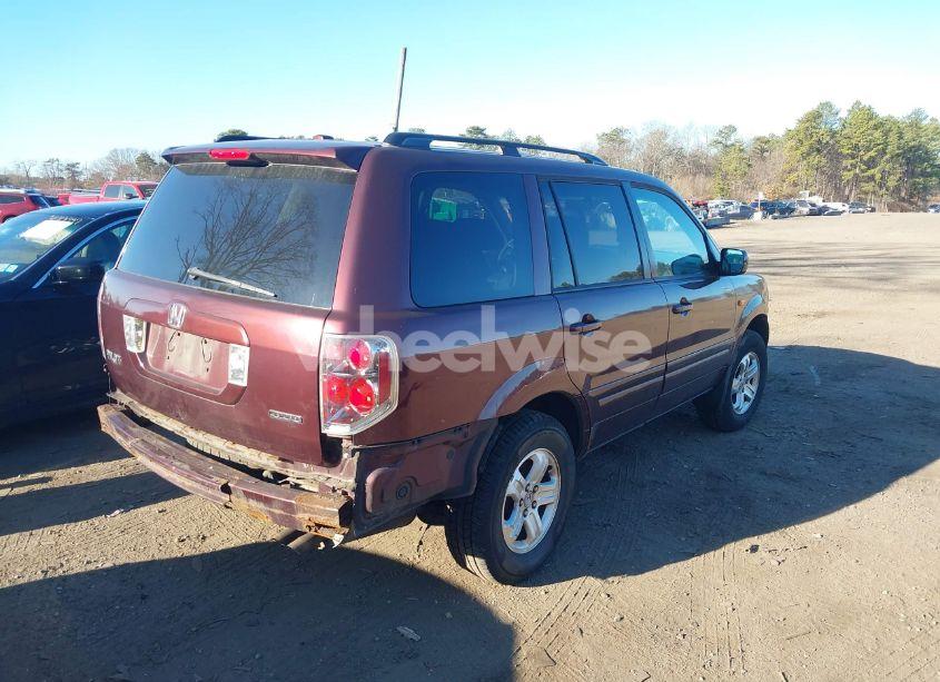 Photo 4 of 2008 Honda Pilot VP (VIN 5FNYF182X8B052651)