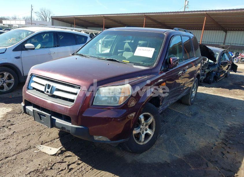 Photo 2 of 2007 Honda Pilot EX (VIN 5FNYF18417B008733)