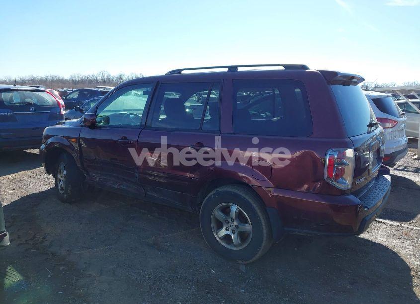 Photo 3 of 2007 Honda Pilot EX (VIN 5FNYF18417B008733)