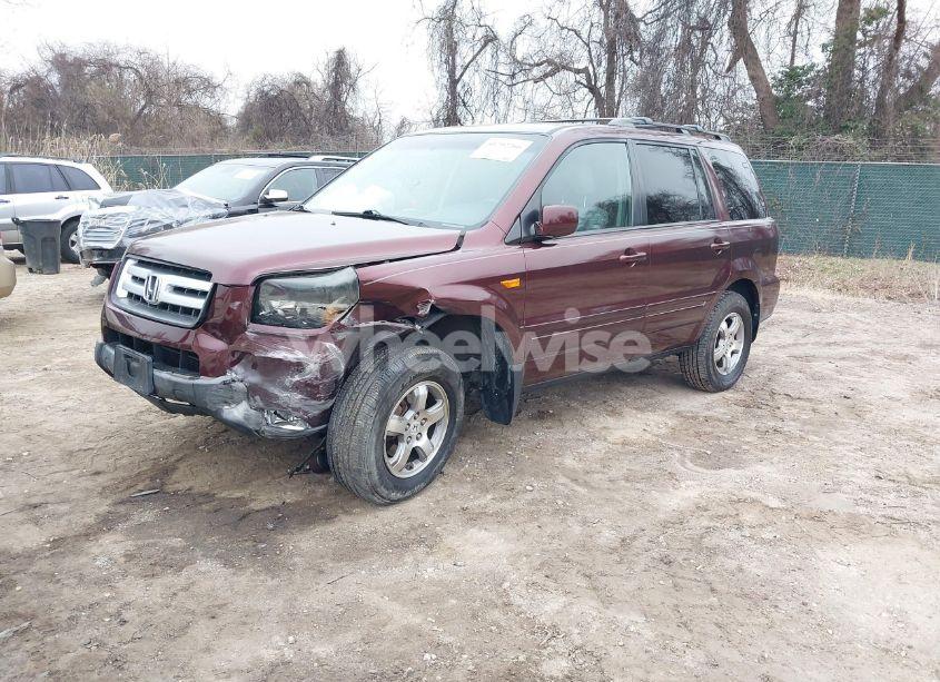 Photo 2 of 2008 Honda Pilot EX (VIN 5FNYF18458B056043)