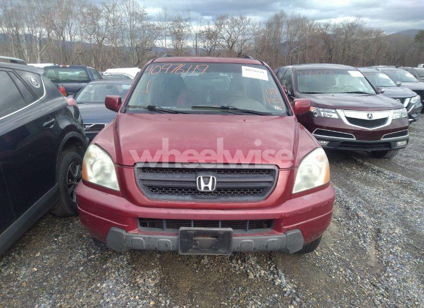 Photo 12 of 2004 Honda Pilot EX-L (VIN 5FNYF18504B009571)