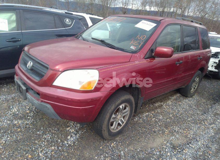 Photo 2 of 2004 Honda Pilot EX-L (VIN 5FNYF18504B009571)