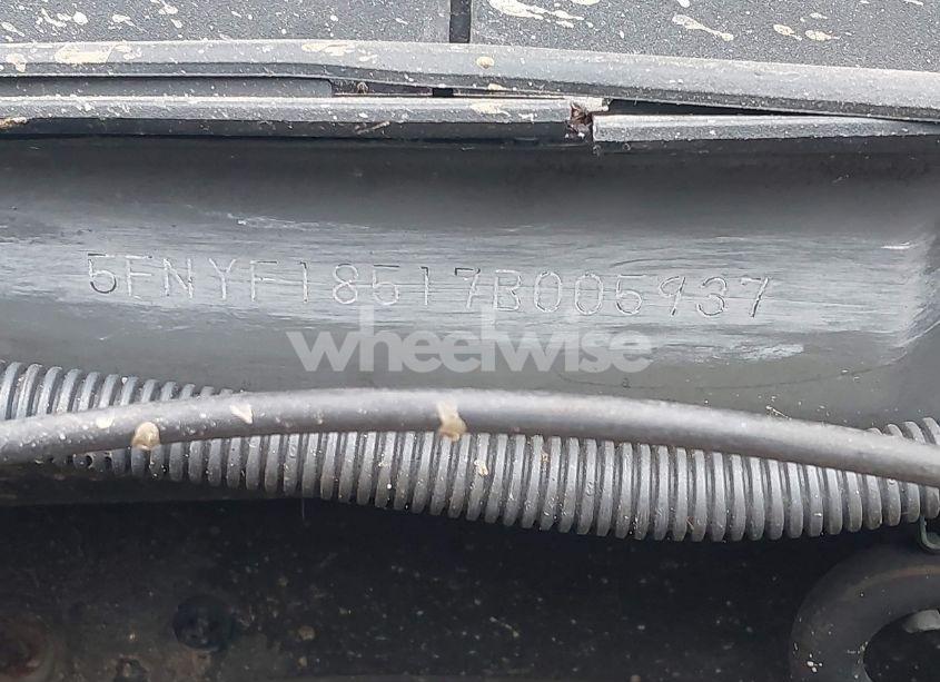 Photo 9 of 2007 Honda Pilot EX-L (VIN 5FNYF18517B005937)