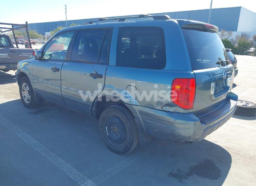 Photo 3 of 2005 Honda Pilot EX-L (VIN 5FNYF18525B036661)