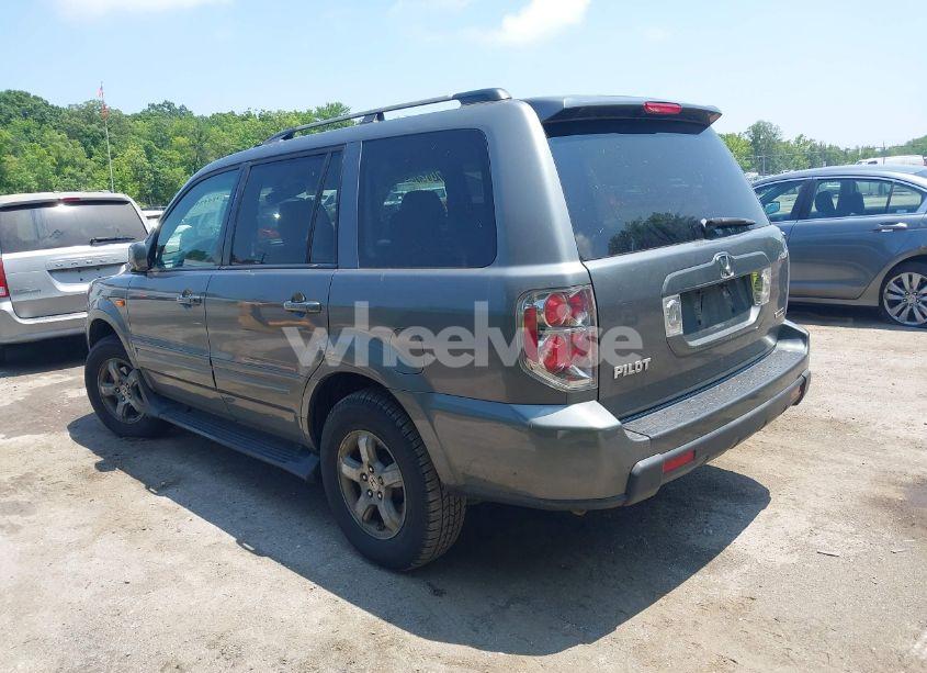 Photo 3 of 2007 Honda Pilot EX-L (VIN 5FNYF18527B005414)