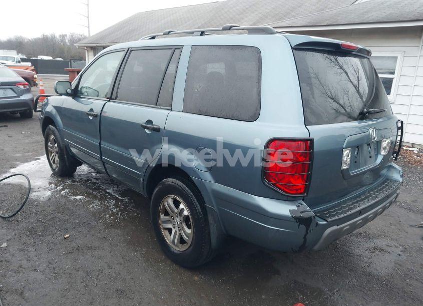 Photo 3 of 2005 Honda Pilot EX-L (VIN 5FNYF18535B020548)