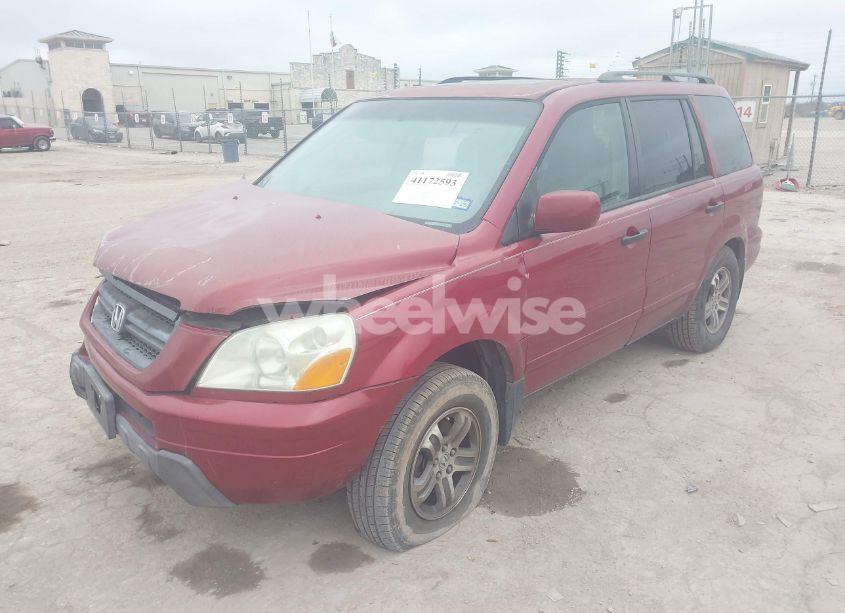 Photo 2 of 2005 Honda Pilot EX-L (VIN 5FNYF18535B026656)