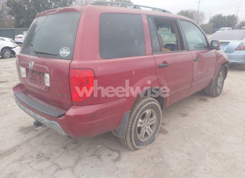 Photo 4 of 2005 Honda Pilot EX-L (VIN 5FNYF18535B026656)