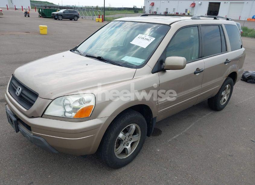 Photo 2 of 2005 Honda Pilot EX-L (VIN 5FNYF18535B053825)