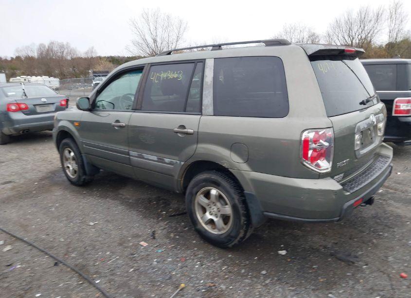 Photo 3 of 2008 Honda Pilot EX-L (VIN 5FNYF18538B020439)