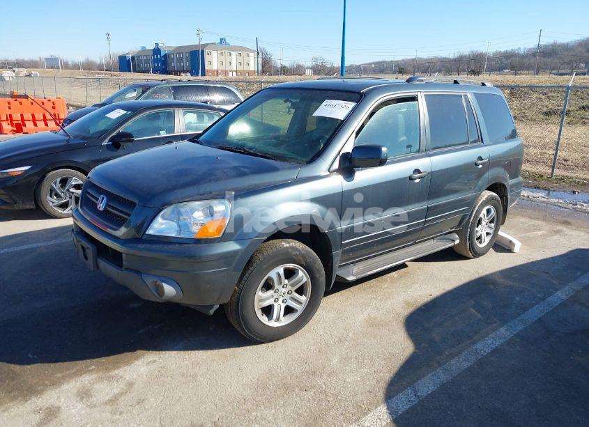 Photo 2 of 2005 Honda Pilot EX-L (VIN 5FNYF18545B026861)