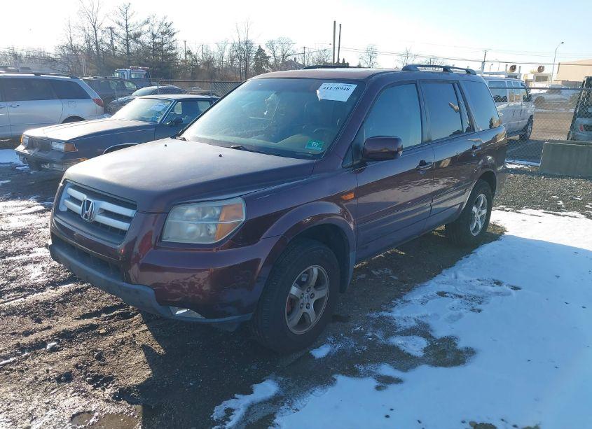 Photo 2 of 2008 Honda Pilot EX-L (VIN 5FNYF18548B027383)