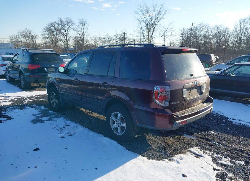 Photo 3 of 2008 Honda Pilot EX-L (VIN 5FNYF18548B027383)