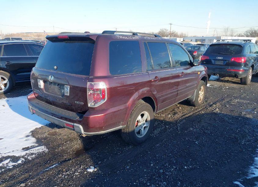 Photo 4 of 2008 Honda Pilot EX-L (VIN 5FNYF18548B027383)