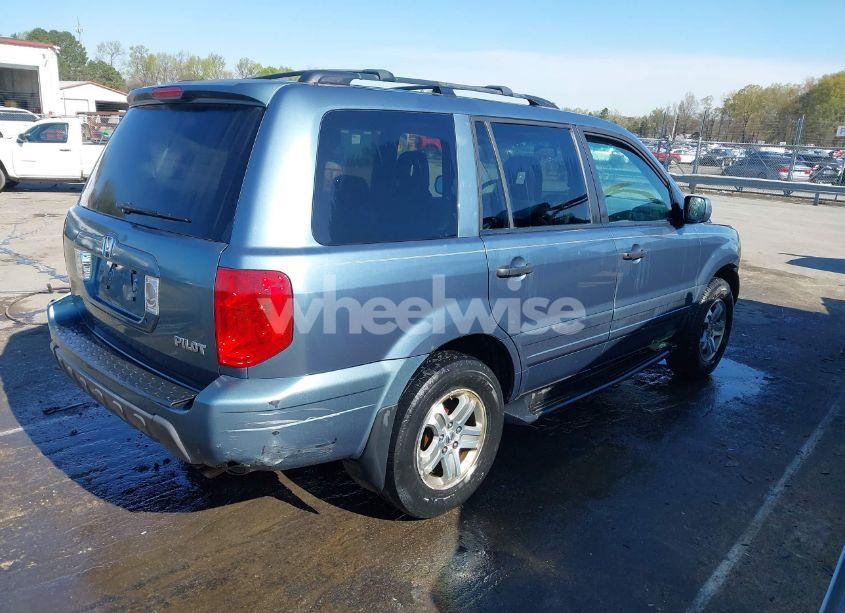 Photo 4 of 2005 Honda Pilot EX-L (VIN 5FNYF18555B034600)