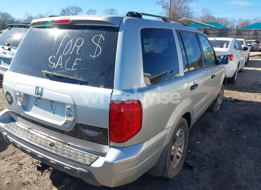 Photo 4 of 2005 Honda Pilot EX-L (VIN 5FNYF18565B028658)