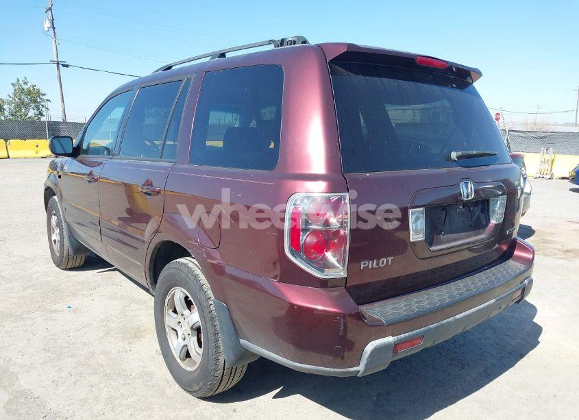 Photo 3 of 2007 Honda Pilot EX-L (VIN 5FNYF18567B011233)