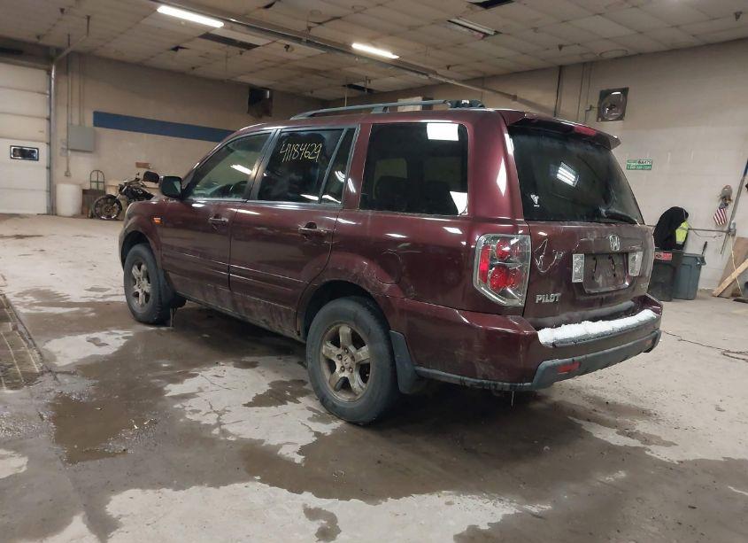 Photo 3 of 2007 Honda Pilot EX-L (VIN 5FNYF18577B023276)