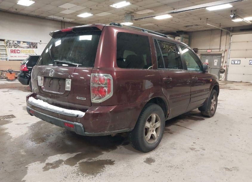 Photo 4 of 2007 Honda Pilot EX-L (VIN 5FNYF18577B023276)