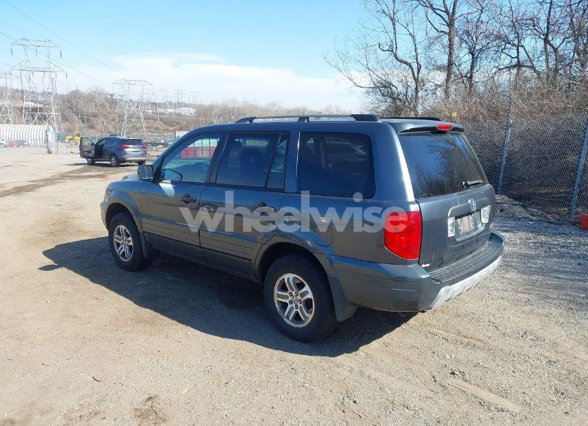 Photo 3 of 2005 Honda Pilot EX-L (VIN 5FNYF18585B002529)