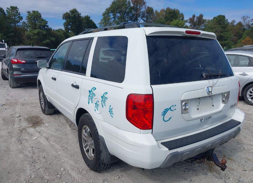 Photo 3 of 2005 Honda Pilot EX-L (VIN 5FNYF18595B007917)