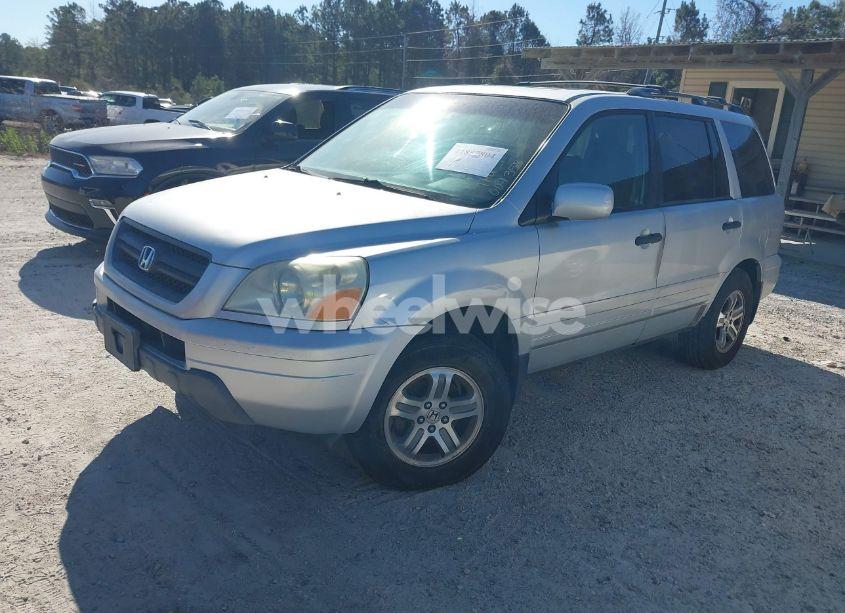 Photo 2 of 2005 Honda Pilot EX-L (VIN 5FNYF185X5B007358)
