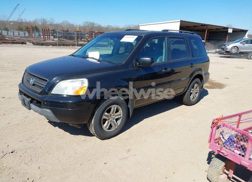 Photo 2 of 2005 Honda Pilot EX-L (VIN 5FNYF185X5B016318)